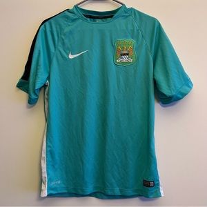 Nike Men's 2014-15 Man City Nike Training Shirt (Turquoise) Size: M ‎643674-406